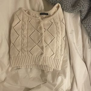 This is a brandy melville cropped sweater it is very soft and comfy